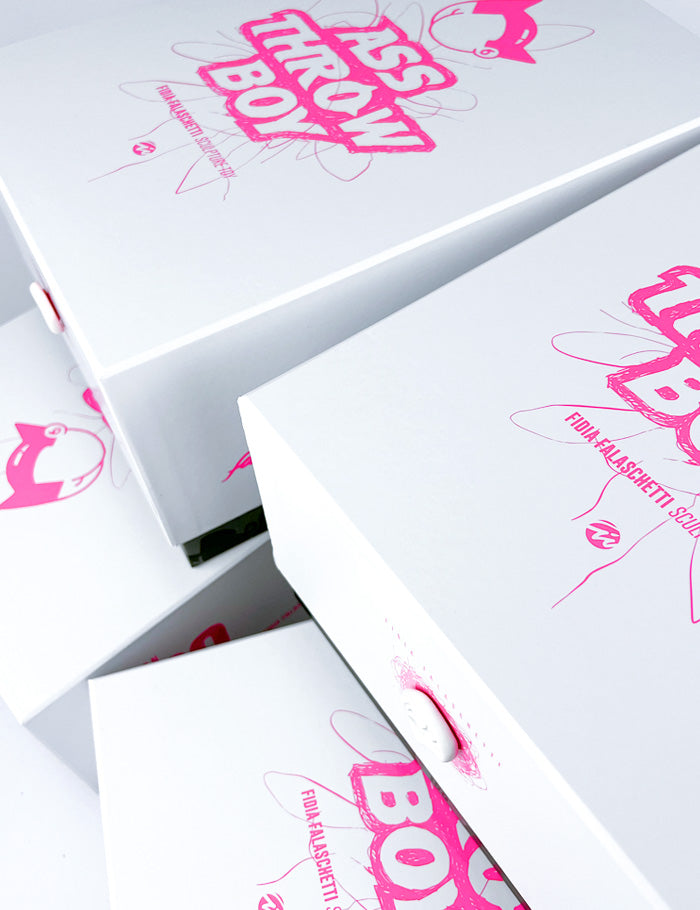 ASS THROW BOY 9" Neon Pink®