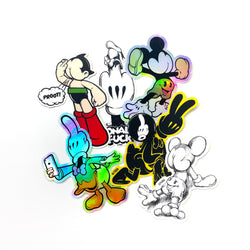 NEW Stickers and Pin Pack