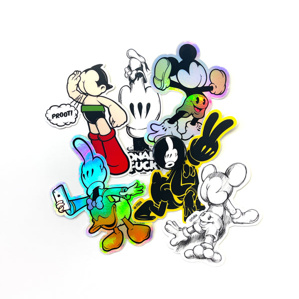 NEW Stickers and Pin Pack