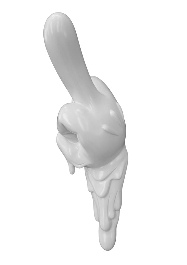 MELTING DONALD FUCK - MATTE WHITE