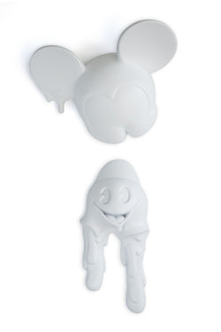 MELTING FREAKY MOUSE - MATTE WHITE