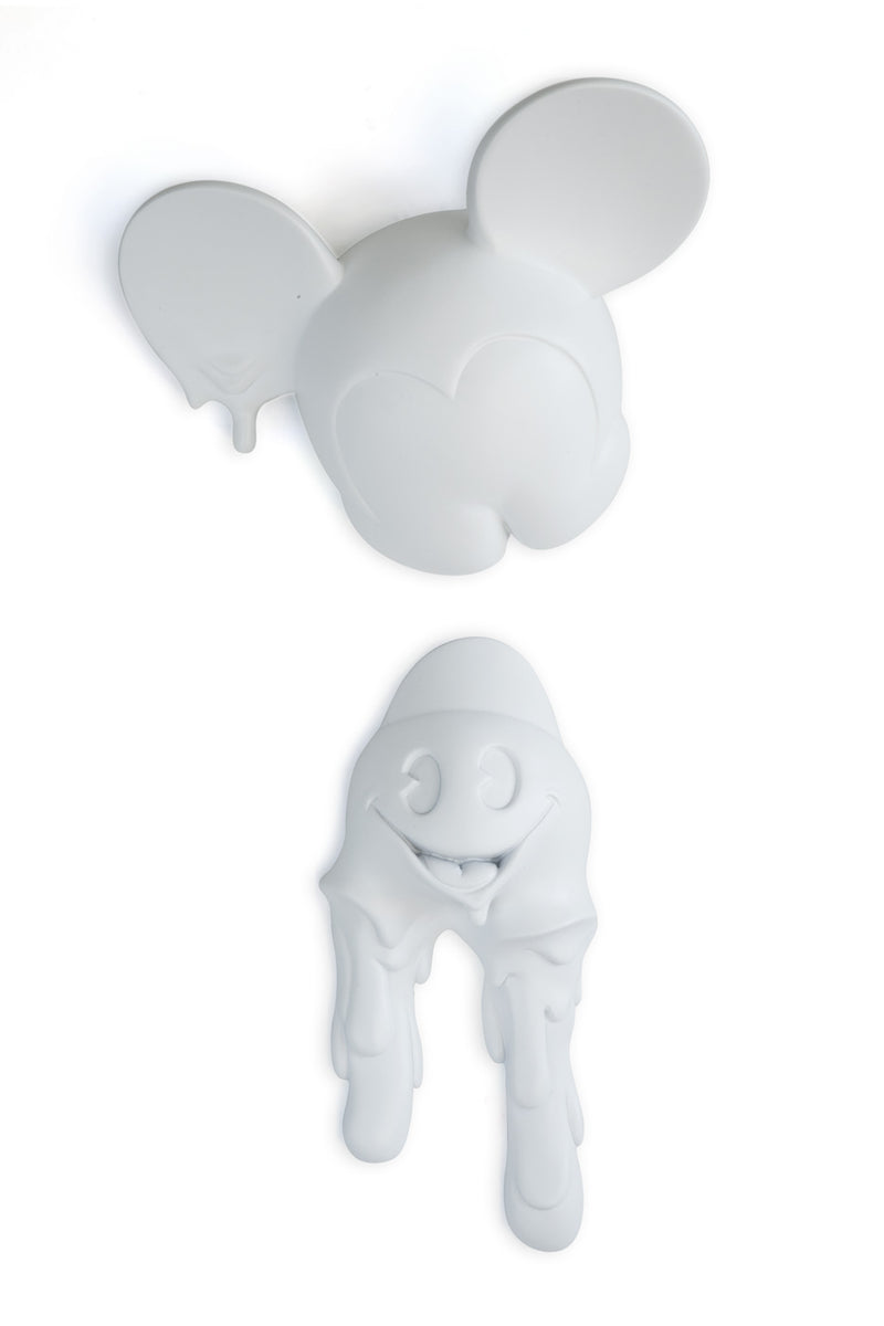 MELTING FREAKY MOUSE - MATTE WHITE