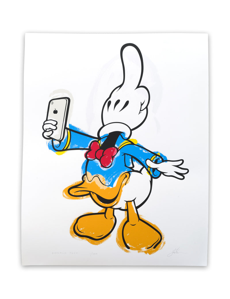 DONALD FUCK PRINT